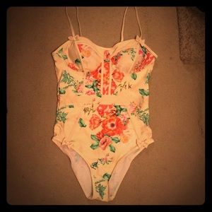 Floral Retro Swimsuit